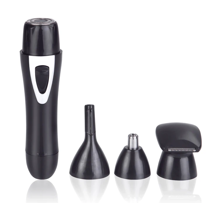 

colorful 4 in 1 multifunctional facial hair shaver for women, White