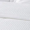 Stripe Pattern Queen Size Hotel Bed Linen For Hilton