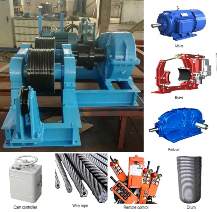 Electric Boat Trailer Windlass Lift Winch Application Lifeboat Davit