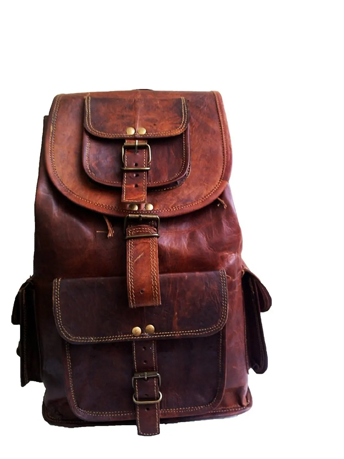 leather picnic bag