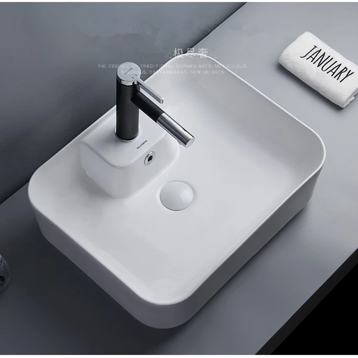 High Grade ceramic washhand basin Bathroom Rectangular washbasin bathroom sinks