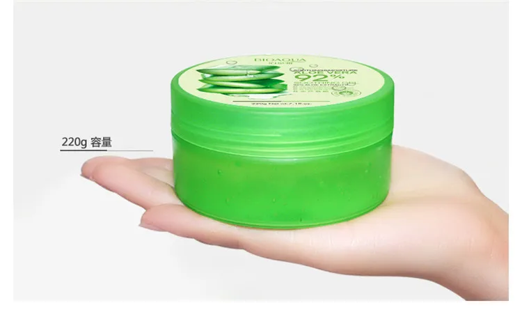 OEM/ODM bioaqua nature aloe vera 92% sooting moisture face skin care pure aloe vera gel for face