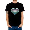 red and high brightness EL t shirt