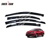 Injection black PMMA material yaris sedan vios gen4 2019 window visor 4pcs
