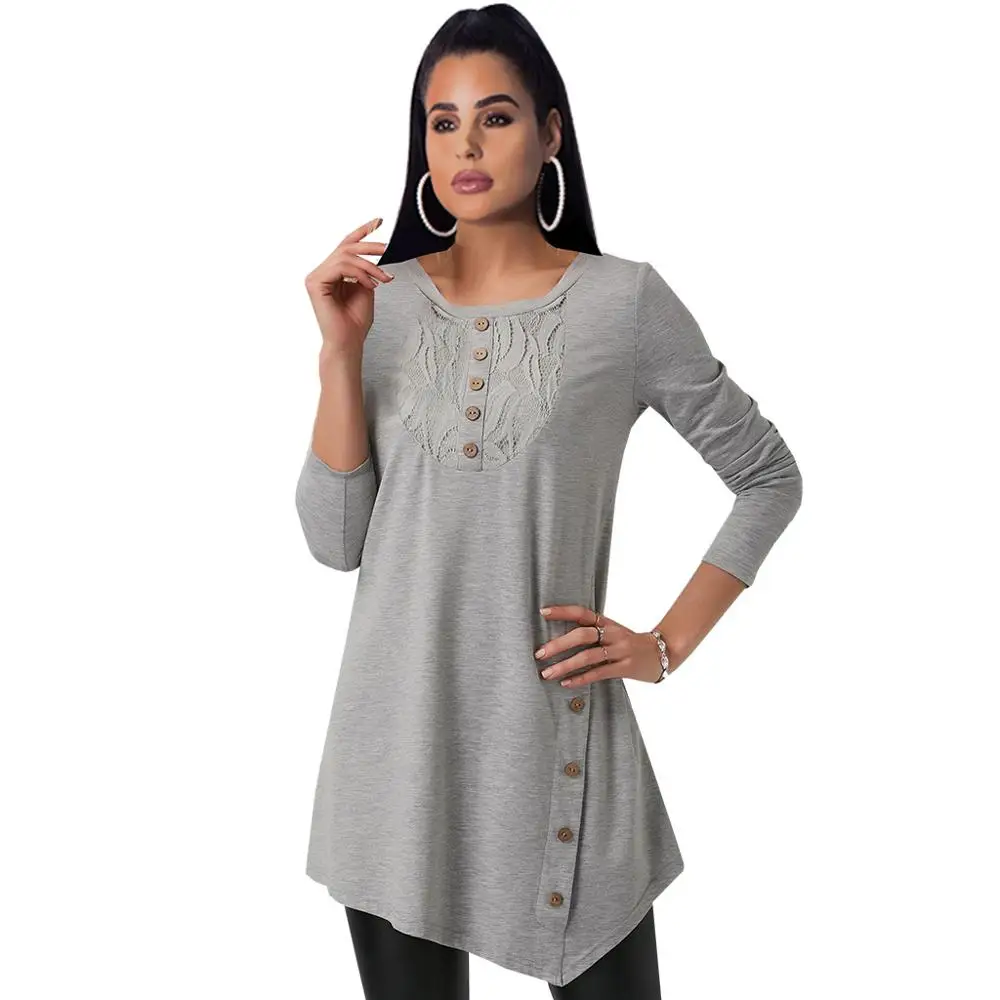 

709 2019 women cartoon shirt plus size shirts blouses, Gray