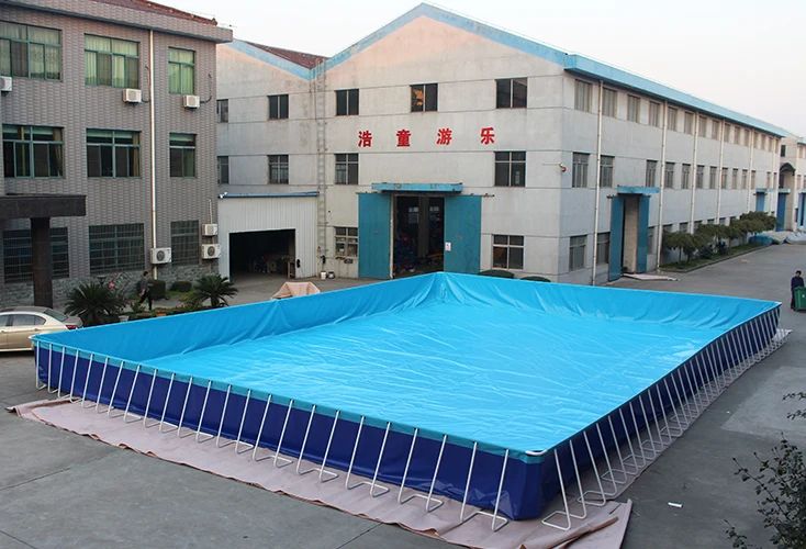 New design rectangular metal frame pool/frame swimming pool for adults