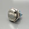 16mm High flat actuator 12v pcb crane mount push button reset switch with led lamp