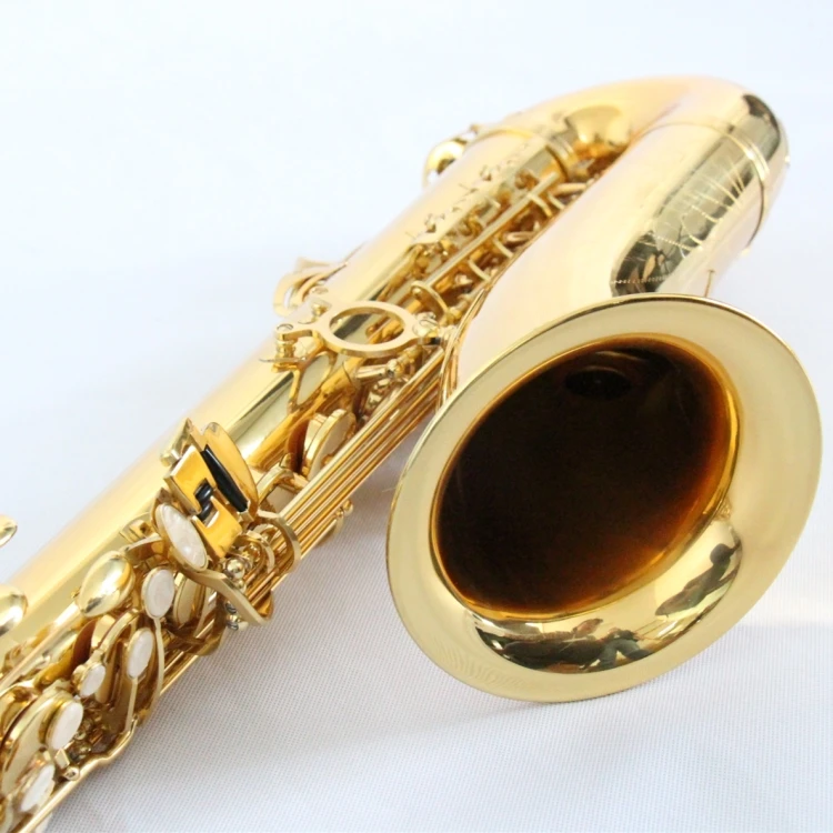 Wholesale Cheap Professional Tenor Saxophone Golden Lacquered Brass Body Buy Cheap