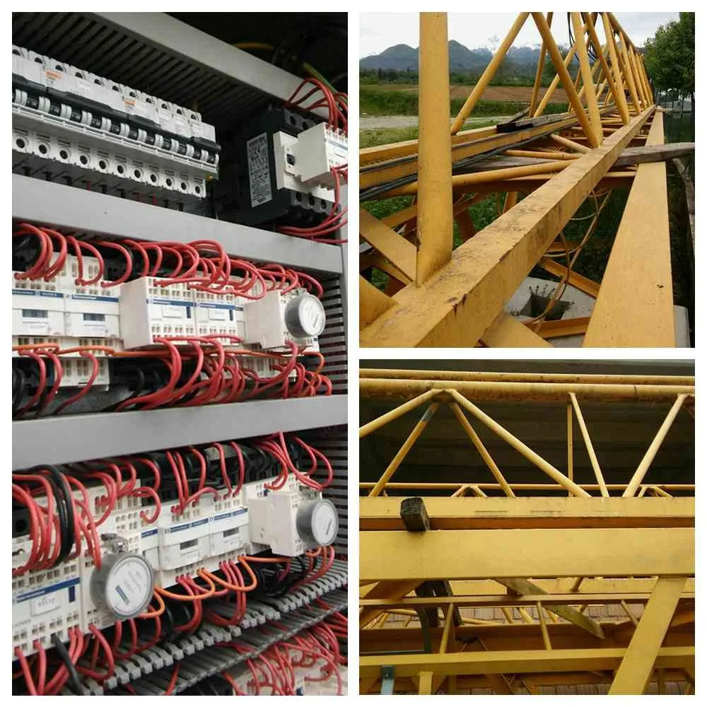 Alibaba Second Hand High Safety Coefficient Slef Climbing Construction Used Tower Crane