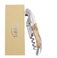 

Waiter's Corkscrew Rosewood Handle All-in-one Wine Opener, Bottle Opener and Foil Cutter