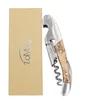 Waiter's Corkscrew Rosewood Handle All-in-one Wine Opener, Bottle Opener and Foil Cutter