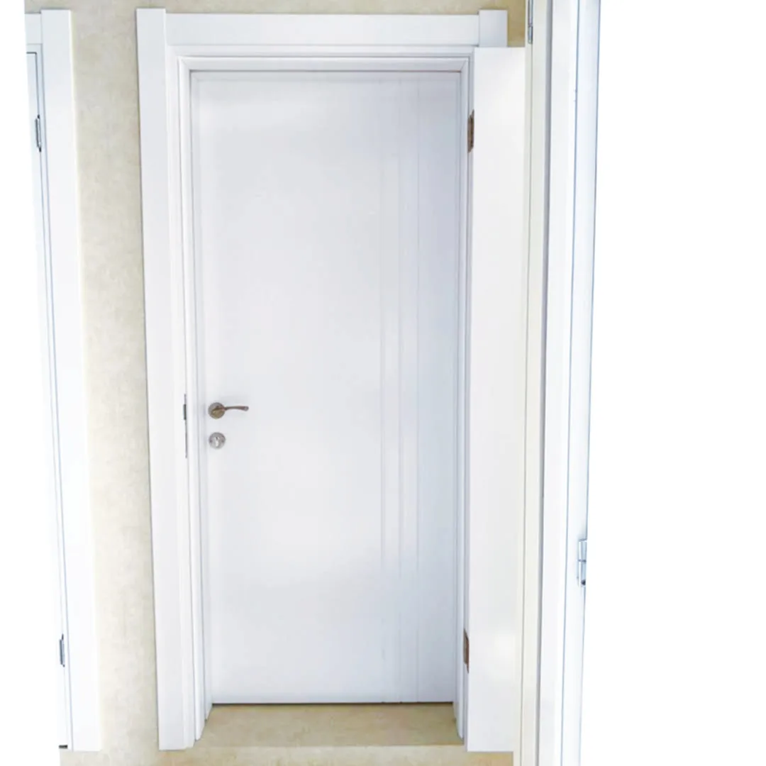 New style waterproof extruded interior wpc painting /pvc laminated door leaf