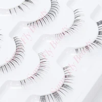 

Premium custom round packaging Vietnam wholesale false lower strip eye lashes