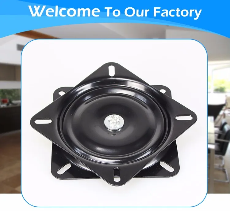 A02 Cold Rolled Steel Turntable Kitchen Rotating Display Plate Table