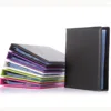 Waterproof PU Leather Cover A4 Business Name ID Card Organizer Folder