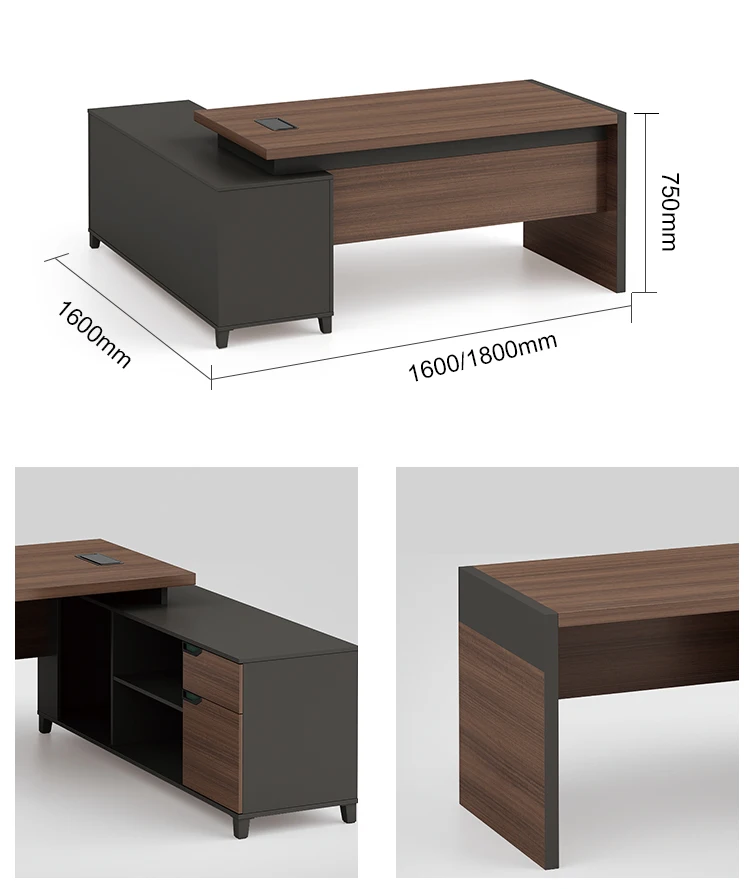 Pengpai Wooden office table design Modern latest staff executive office table homeuse table