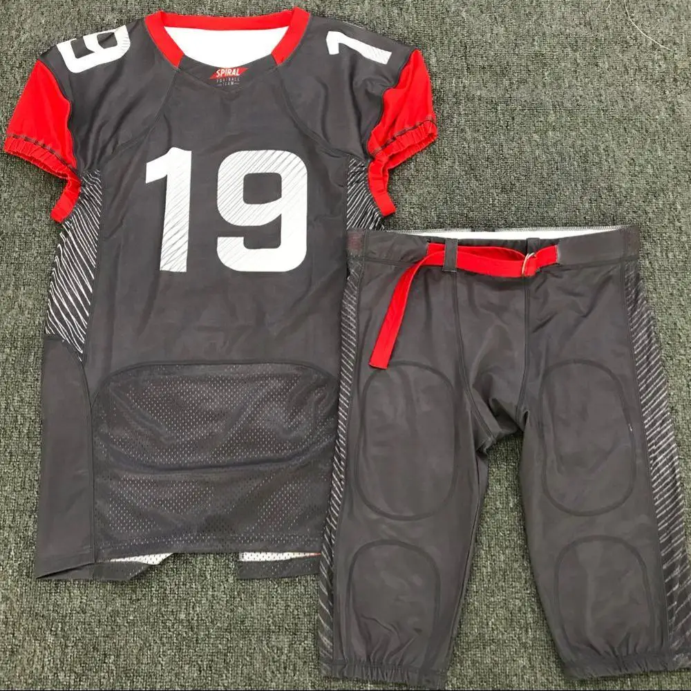 

Factory sell cheap small MOQ custom design your own pattern sublimation printing American football jersey uniform, Any color available