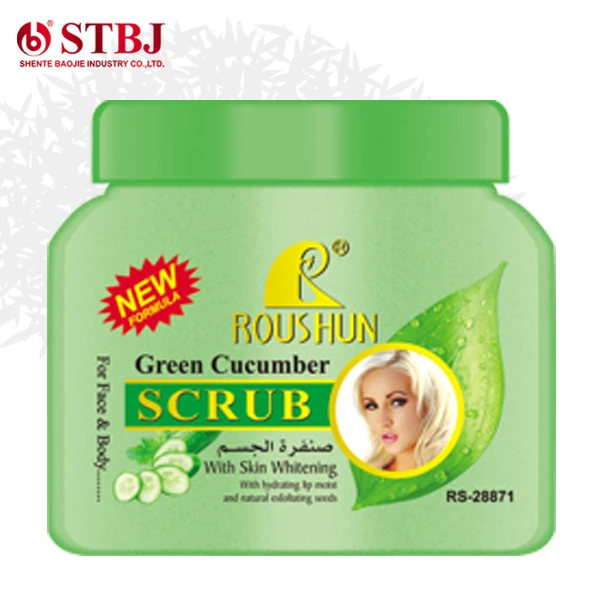 

ROUSHUN Cucumber Papaya Apricot Honey Gold face moisturizer Nourishing face and body scrub