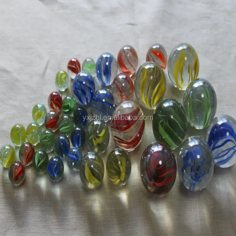 
Transparent clear glass marbles with blister packing 