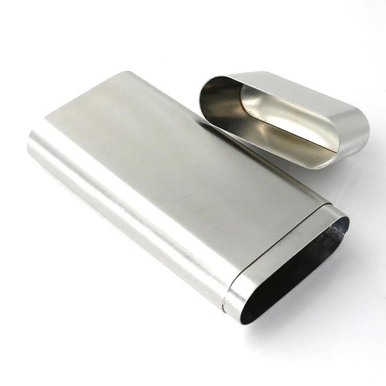 

Wholesale Stainless Steel Metal Travel Cigar Tube Case Holder With Custom Logo