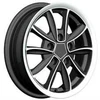 Hot sale small size 13 inch black chrome car alloy wheel (ZW-P245 )