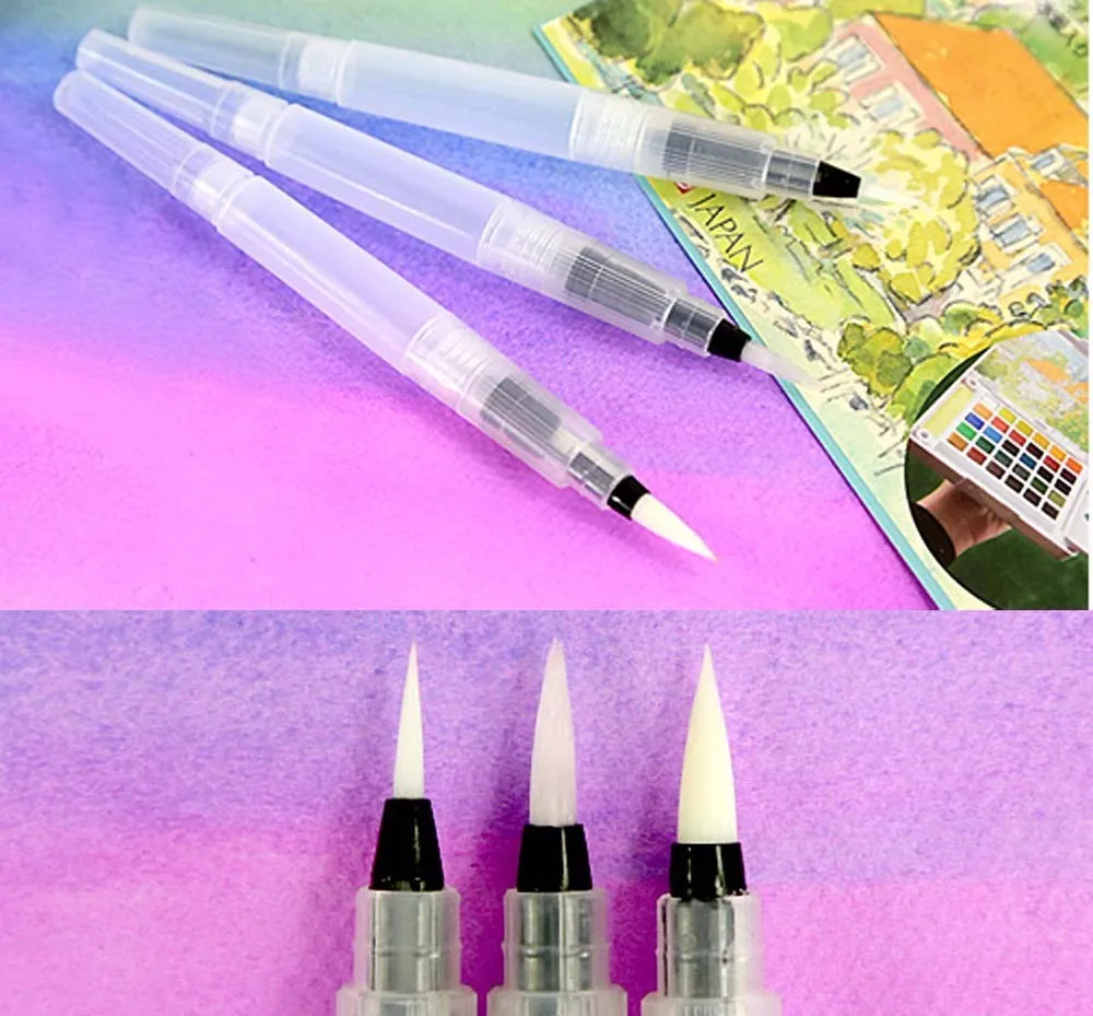 Water Color Calligraphy Drawing Tool Water Brush Pen Watercolor