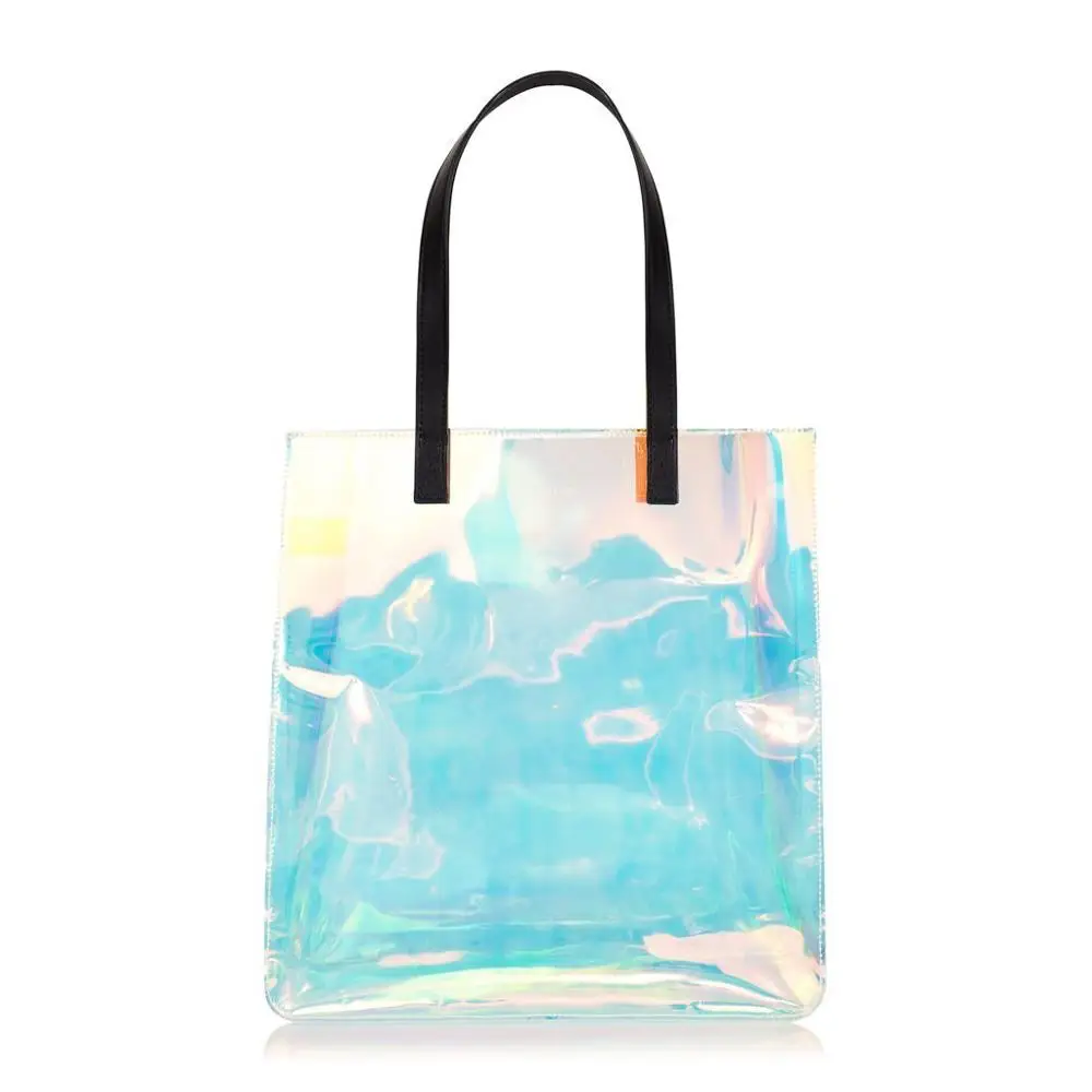 Tpu Clear Iridescent Bag Tote Handbag Product On Alibaba