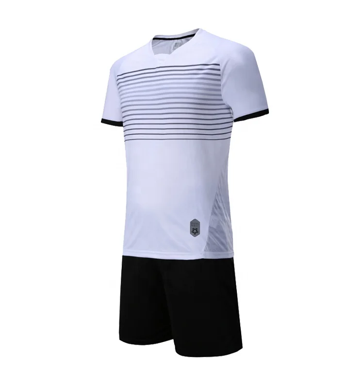 

White Uniforms Thailand Quality Soccer Jersey Wholesale, Pantone color