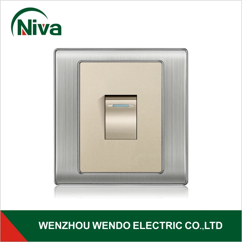 Stainless Wholesales 1 Gang Wall Switch,Hot Sales 1 Gang Light Switch