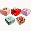 Custom wholesale 8 inches transparent window cake paper box cupcake packaging box