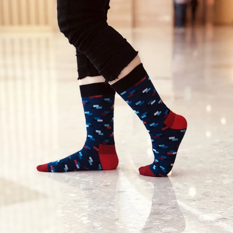 Top Happy Comfy Personalized Funny Knee High Socks For Men Buy Top