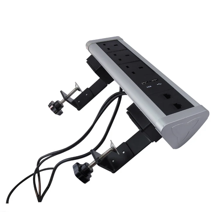 Office Bench Desk Mounting Pdu Power Outlets Socket Buy Retractable