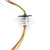 12.5mm diameter 8 circuits 24mm flange electric swivel slip ring