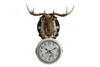 Antlers wall clock/double side clock/movable face clock