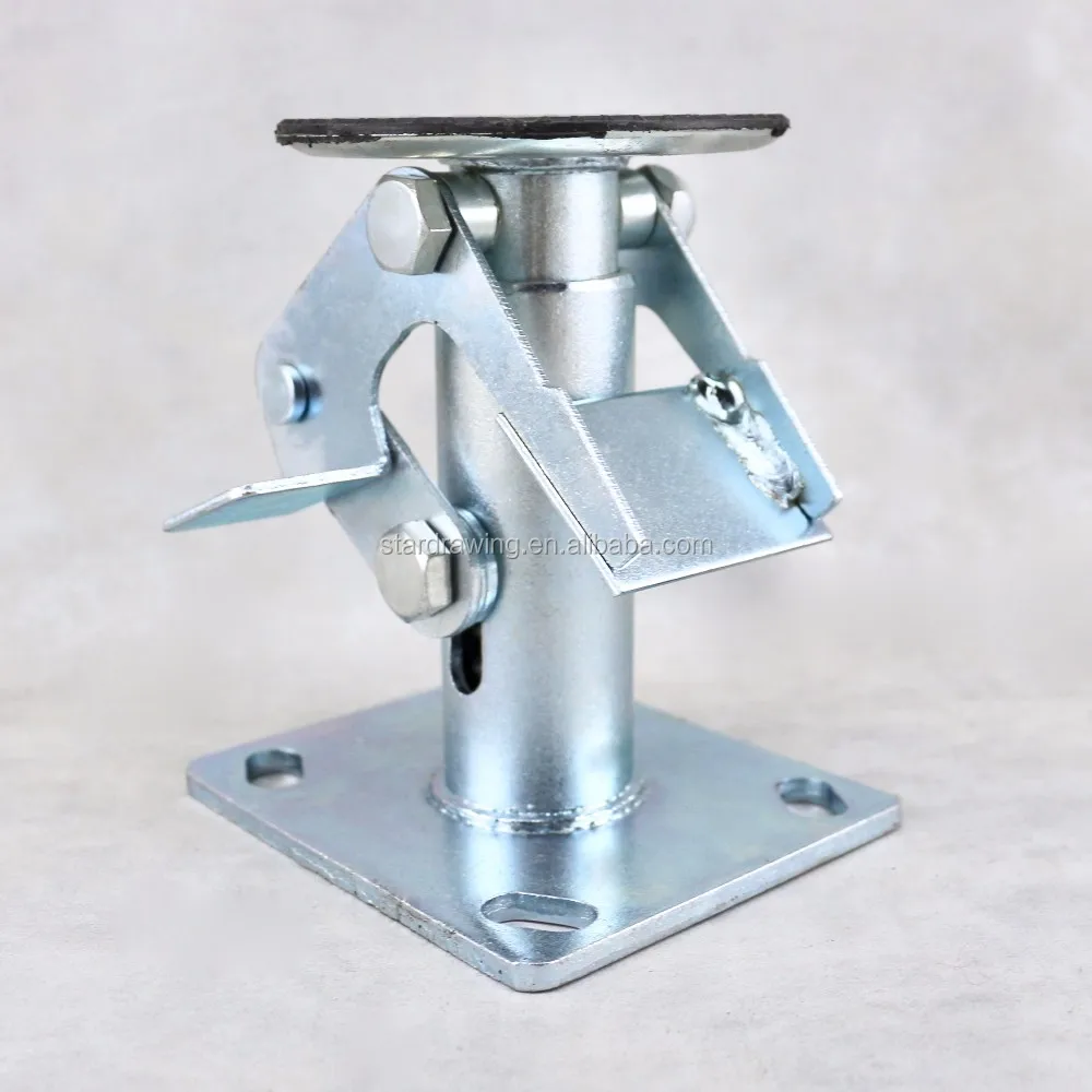 Ss Foot Pedal Type 5 Inch Caster Floor Lock Retractable 125mm Caster