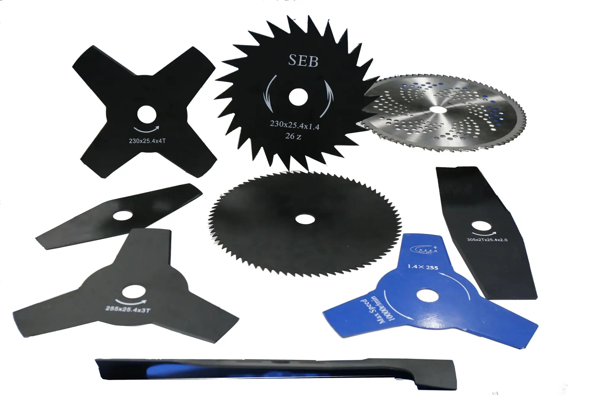 顶级供应商耐用汽油割草机备件金属刀片 80t 花园割草机