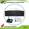 T-8000 Public Address System 8*8 Multi Zone Audio Matrix Paging Controller