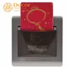 insert card for power wall switch for hotel total wall switch
