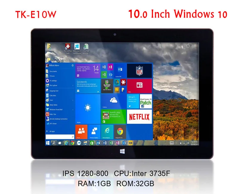 

10 inch IPS 1280x800 64GB ROM 3G dongle tablets Window 10 educatioan win 10 tablet pc