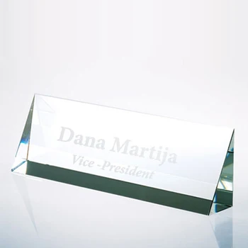 Customized Crystal Name Plates For Table Buy Customized Crystal