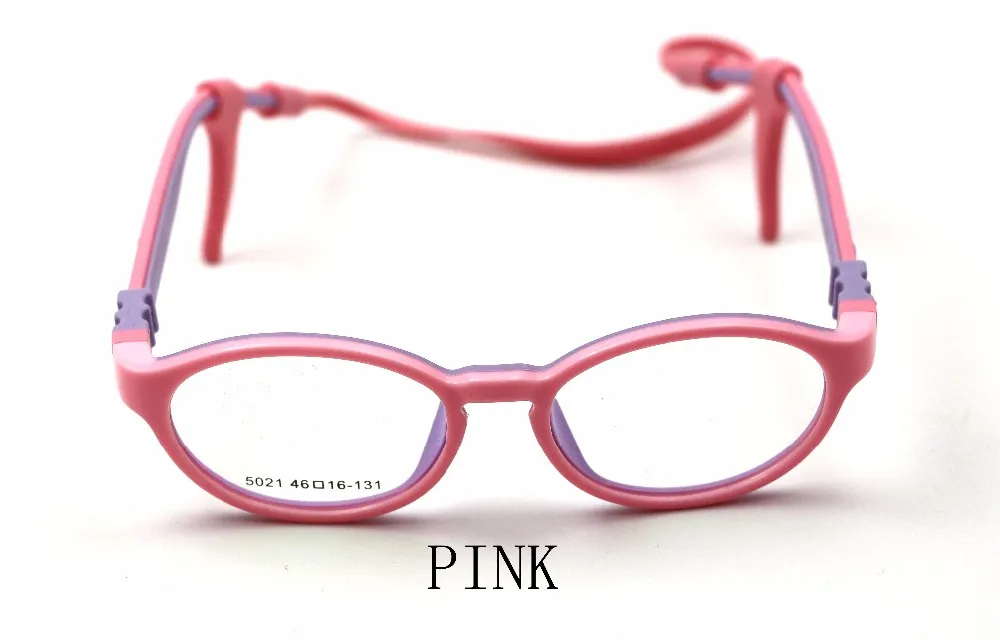 5021 Top Selling Screwless Rubber Hinges Kids Glasses With Changeable