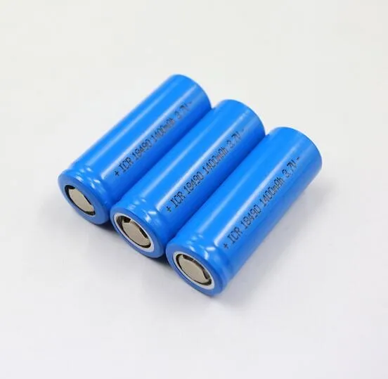 Cylindrical Li-ion Battery Icr18490 1400mah 3.7v Cell 18490 3.6v, View 