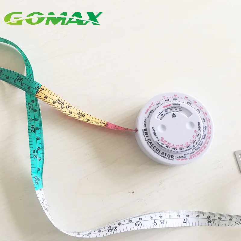 

Gomax Measurement tool personal skinfold body tape ruler fat caliper skin fold calipers, White