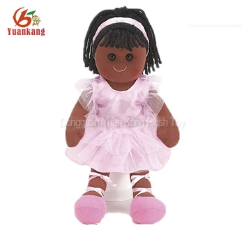 plush black doll