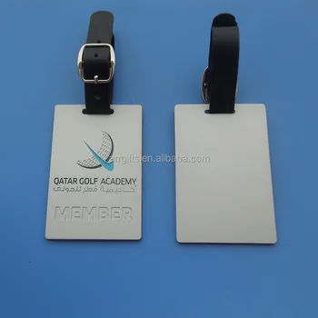 custom metal luggage tags