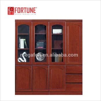 High End Office 3 Drawers Filling Cabinet Wooden Storage Cabinets