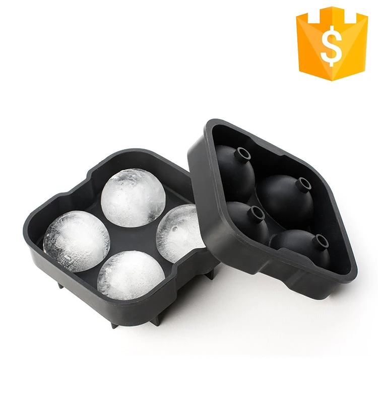 Amazon Hot Selling Good Grade Nonstick Reusable Silicone Sphere Ice