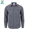 Solid color short sleeve fishing vented back breathable shirt