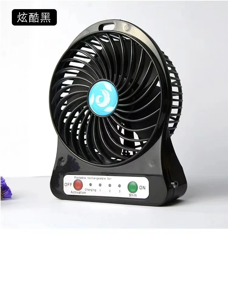 Portable Rechargeable Battery Led Light Hand Held Handheld Usb Summer Hight Quality Electric Fan For Home