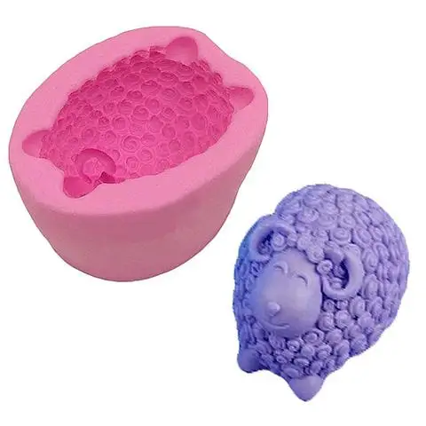 

hot selling sheep silicone rubber mold for soap